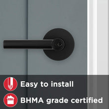 Load image into Gallery viewer, Kwikset 91560-003 Milan Round Keyed Entry Lever Featuring SmartKey in Polished Chrome