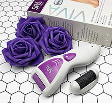 Load image into Gallery viewer, Spa Sciences VIVA Most Powerful Pedicure Tool Available-Professional Electronic Foot Smoothing Pedi Tool for Removing Hard, Dry, Cracked Skin/Calluses on Feet, Rechargeable-2 Treatment Heads Included