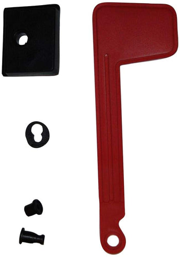Gibraltar Mailboxes Rust-Proof Plastic Red, Mailbox Replacement Flag Kit, RFL10000