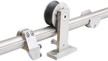 Load image into Gallery viewer, CALHOME Barn Style Sliding Door Track Hardware Set 60&quot; Top Mount Stainless-Steel