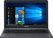 Load image into Gallery viewer, ASUS Newest 11.6&quot; HD Laptop - Intel Celeron Processor, 4GB RAM, 32GB eMMC Flash Memory, HDMI, Bluetooth, Windows 10