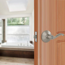 Load image into Gallery viewer, Naples Satin Nickel Bed/Bath Privacy Door Lever
