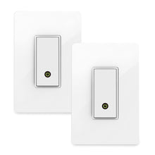 Load image into Gallery viewer, Wemo Smart WiFi Light Switch 2-Pack Bundle, Works with Amazon Alexa and Google Assistant (F7C030-BDL)