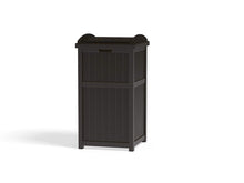 Load image into Gallery viewer, Suncast 33 Gallon Outdoor Trash Hideaway with Lid