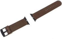 Load image into Gallery viewer, Platinum Leather Watch Strap for Apple Watch (PT-AWB42YBL) Bourbon - 42MM - New