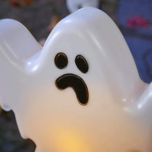 Load image into Gallery viewer, Gemmy Lightshow Flickering Ghosts Halloween Pathway Markers (3-Count)