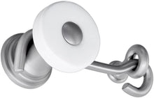 Load image into Gallery viewer, Perennial 2-1/2 in. White Ceramic and Satin Nickel Cabinet Latch