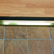 Load image into Gallery viewer, High 3-3/4&quot; Wide Aluminum Door Threshold with Vinyl Seal - #99019