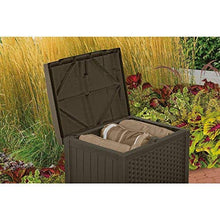 Load image into Gallery viewer, Suncast SSW900 Wicker Deck Box, 22 Gallon