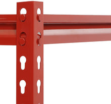 Load image into Gallery viewer, Muscle Rack UR184872-R 5-Shelf Steel Shelving Unit, 48" Width x 72" Height x 18" Length, Red