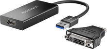 Load image into Gallery viewer, Insignia - SuperSpeed USB 3.0 to HDMI External Video Adapter - Black - Model: NS-PU37H-BK