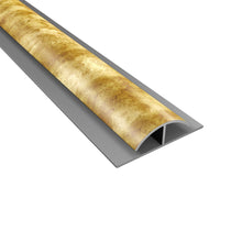 Load image into Gallery viewer, Fasade - 4 ft Decorative Vinyl Large Profile Inside Corner Trim Argent Silver