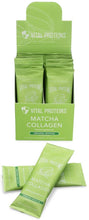 Load image into Gallery viewer, Vital Proteins, Collagen Matcha Stick Pack Box, 14 Count, 0.5 Ounce