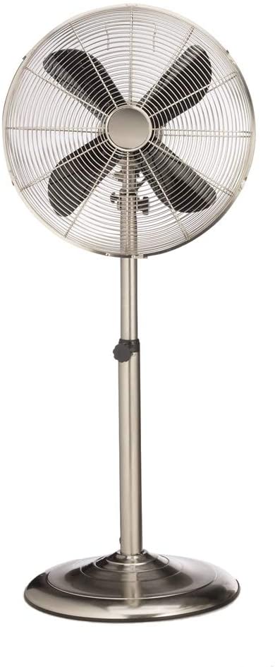 Deco Breeze DBF0208 Brushed Stainless Steel Floor Standing Fan