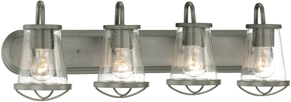 Designers Fountain 87004-WI Darby 4 Light Bath , Gray