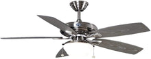 Load image into Gallery viewer, Hampton Bay Gazebo 52 in. LED Indoor/Outdoor Brushed Nickel Ceiling Fan