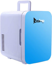 Load image into Gallery viewer, HLB [US-W]ZOKOP Electric Mini Portable Fridge Cooler &amp; Warmer (6 Liter / 0.21 Cuft / 8 Can) AC/DC Portable Thermoelectric System Blue