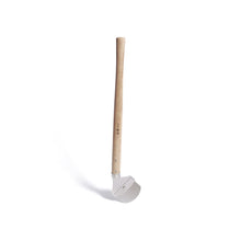 Load image into Gallery viewer, Nisaku NJP2516 Medium Handle Sidewalk and Garden Weeder, Authentic Tomita (Est. 1960) Japanese Stainless Steel, Blade Width 3.5", Polished 17.75" Wood Handle