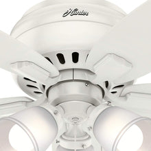 Load image into Gallery viewer, Echo Bluff 42 in. LED Indoor Fresh White Ceiling Fan with Light Kit