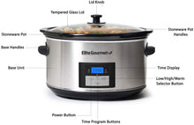 Load image into Gallery viewer, MST-900RXT Electric Ceramic XL Jumbo Slow Cooker