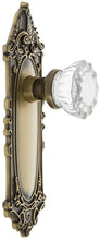 Load image into Gallery viewer, Nostalgic Warehouse Victorian Plate with Crystal Glass Knob