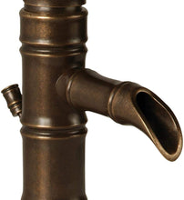 Load image into Gallery viewer, Glacier Bay Bamboo Single Hole Single-Handle Low-Arc Bathroom Faucet in Bronze