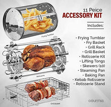 Load image into Gallery viewer, Gourmia GTA2500 Fast Action Air Fryer Griller and Roaster with Optimized Calorie Reduction Technology - Expanded 11 Piece Accessory Pack