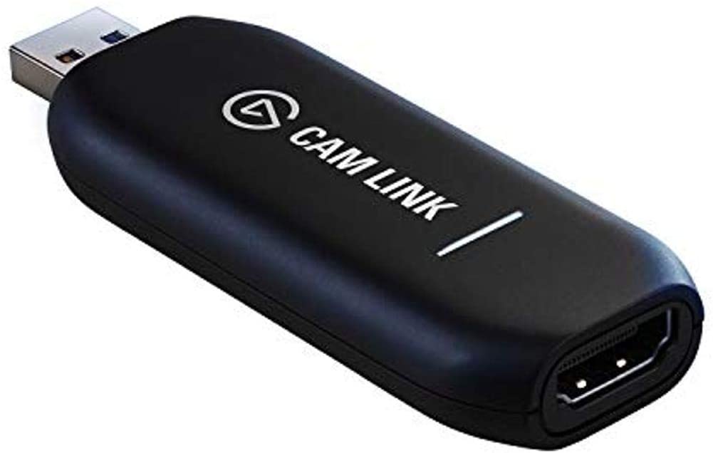 Elgato Cam Link - Broadcast Live Record via DSLR, Camcorder Action cam, Compact HDMI Capture Device, USB 3.0
