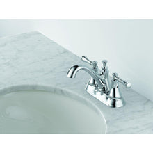 Load image into Gallery viewer, Silverton 4 in. Centerset 2-Handle Bathroom Faucet with Metal Drain Assembly in Chrome