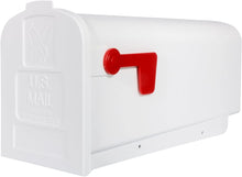 Load image into Gallery viewer, Gibraltar Plastic Rural Mailbox U.S. Postmaster General Approved Standard Size