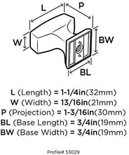 Load image into Gallery viewer, Amerock BP535342BBZ Mulholland Cabinet Knob, 1-1/2&quot; Length, Golden Champagne