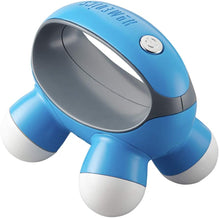 Load image into Gallery viewer, HoMedics, Quatro Mini Hand-Held Massager with Hand Grip, Battery Operated Vibration Massage, 4 Massage Nodes, Powered by 2 AAA Batteries (Included), Available in 3 Colors (Pink, Blue, or Teal)
