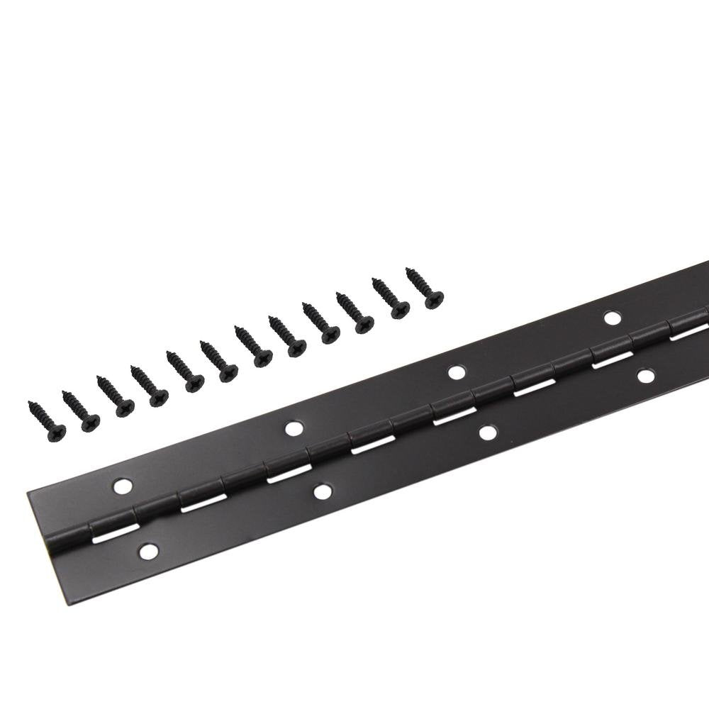 Everbilt 1-1/2 in. x 48 in. Oil-Rubbed Bronze Continuous Hinge