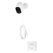 Load image into Gallery viewer, Weatherproof Outdoor Quick Charge 3.0 Power Adapter Compatible with Arlo Pro, Arlo Pro 2, and Arlo Go - Extra-Long and Thin Cable to continuously Charge Your Arlo Camera (White)