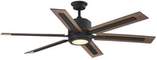 Load image into Gallery viewer, Palermo Grove 60 in. Integrated LED Indoor Gilded Iron Dual Mount Ceiling Fan with Light and Remote Control