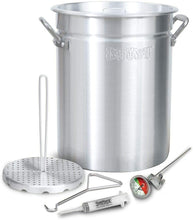 Load image into Gallery viewer, Bayou Classic 3025 30Qt Turkey Fryer Pot, 32 Quart, Silver