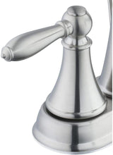 Load image into Gallery viewer, Glacier Bay Varina 4 in. Centerset 2-Handle High-Arc Bathroom Faucet in Brushed Nickel