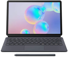 Load image into Gallery viewer, Samsung Tab S6 10.5" (T860) Bookcover Keyboard Gray-EF-DT860UJEGUJ