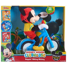 Load image into Gallery viewer, Mickey Mouse Clubhouse Boppin' Bikin' Mickey Mouse Plush