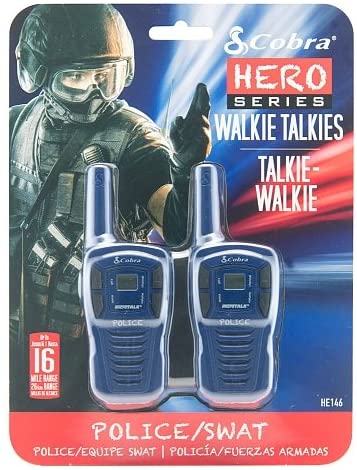 HE146 16-Mile 22-Channel FRS/GMRS 2-Way Radios (Blue)