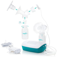 Load image into Gallery viewer, Evenflo Feeding Advanced Hospital Strength Breast Feeding Closed System Pump with 32 Different Settings