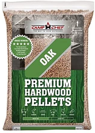 Camp Chef Mild Oak Premium Hardwood BBQ Pellets, PLOK