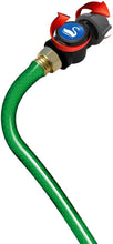 Load image into Gallery viewer, Swan Univers Hose CSNUSV100 Black &amp; Blue Universal Swivel