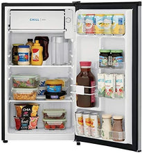 Load image into Gallery viewer, FFPE3322UM 19&quot; Compact Refrigerator with 3.3 cu. ft. Total Capacity Adjustable Glass Shelves Reversible Door and Chill Zone in Silver Mist