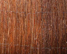Load image into Gallery viewer, Master Garden Products WTF-6 Twig Privacy Screen, 72 by 96-Inch Willow Fencing, 6'H x 8'W, Brown