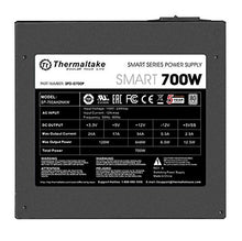 Load image into Gallery viewer, Thermaltake Smart 700W 80+ White Certified PSU, Continuous Power with 120mm Ultra Quiet Fan, ATX 12V V2.3/EPS 12V Active PFC Power Supply PS-SPD-0700NPCWUS-W