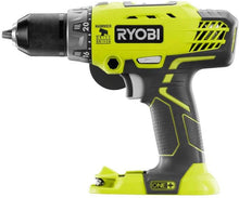 Load image into Gallery viewer, Ryobi P214 One+ 18 Volt Lithium Ion 1/2 Inch 600 Pound Torque Hammer Drill/Driver (Tool Only) with Handle (Non-Retail Packaging)