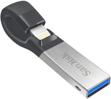 Load image into Gallery viewer, SanDisk 128GB iXpand Lightning USB 3.0 Flash Drive