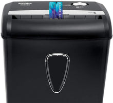 Load image into Gallery viewer, Aurora AU1230XA Anti-Jam 12-Sheet Crosscut Paper and Credit Card Shredder with 5.2-gallon Wastebasket