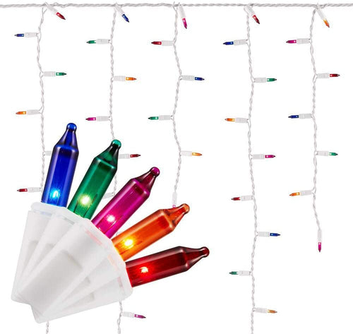 Home Accents Holiday 300 Light Multi-Color Icicle High Density Plus Heavy Duty String Light